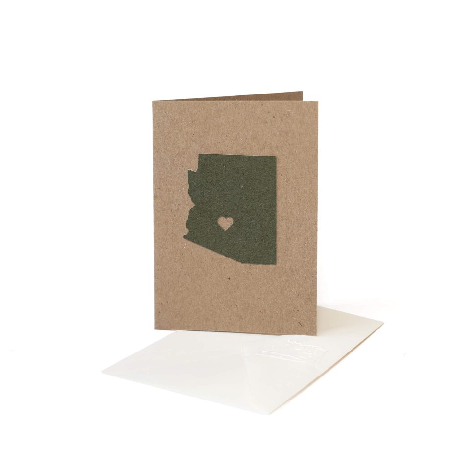 Arizona Love Cut Paper Card by Greg Esser